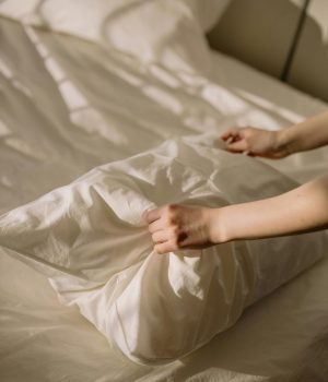 Fluffing Up Pillow